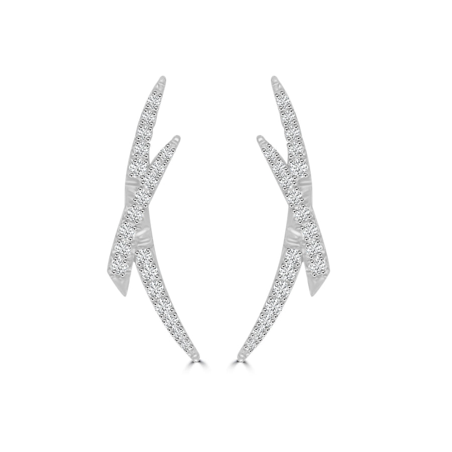 Pav&eacute; Ear Climbers