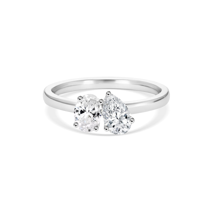 Toi et Moi Ring &middot; Oval &amp; Pear