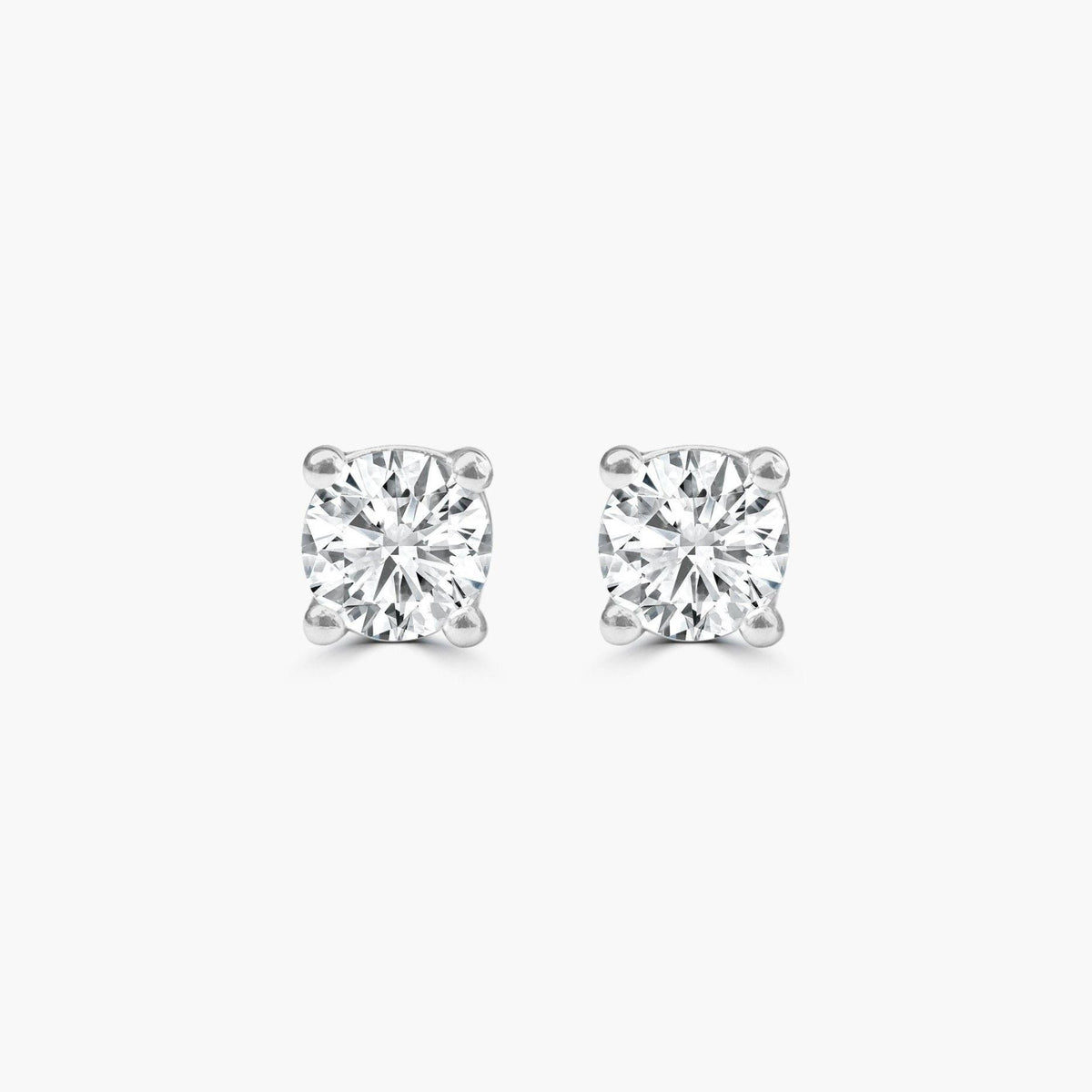 Solitaire Diamond Studs · 0.60ct